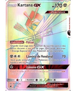 Kartana GX (117/111) - Carta Avulsa Pokemon