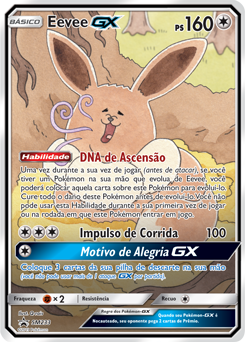 Eevee-GX (SM233) - Carta Avulsa Pokemon