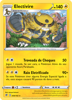 Electivire (59/192) - Carta Avulsa Pokemon