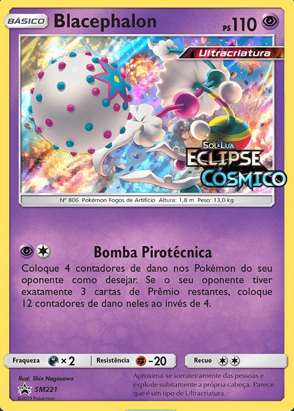 Blacephalon (SM221) FOIL - Carta Avulsa Pokemon