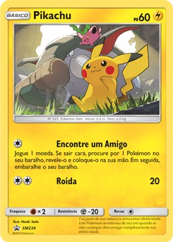 Pikachu (SM234) FOIL - Carta Avulsa Pokemon