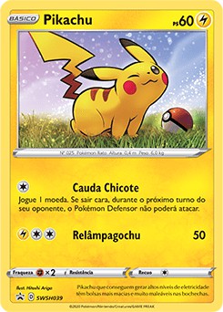 Pikachu (SWSH039) FOIL - Carta Avulsa Pokemon