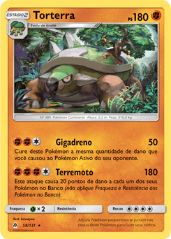 Torterra (58/131) REV FOIL - Carta Avulsa Pokemon