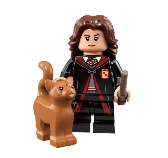 Hermione (criança) e Bichento / Hogwarts - Minifigura de Montar HP