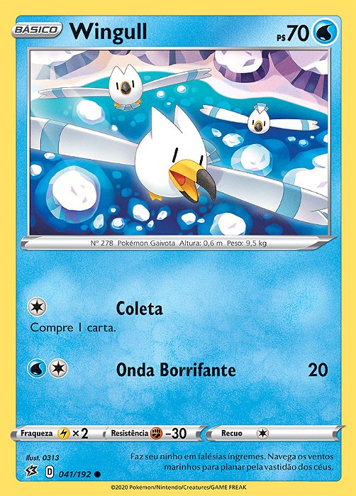 Wingull (41/192) - Carta Avulsa Pokemon
