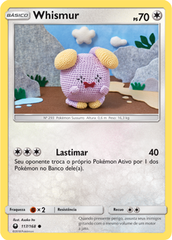Whismur (117/168) - Carta Avulsa Pokemon