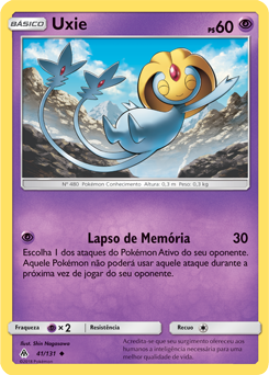 Uxie (41/131) - Carta Avulsa Pokemon