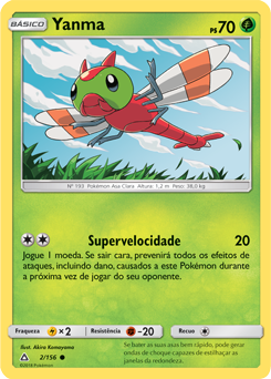 Yanma (2/156) - Carta Avulsa Pokemon
