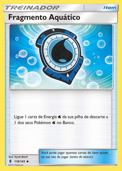 Fragmento Aquático / Aqua Patch (119/145) - Carta Avulsa Pokemon