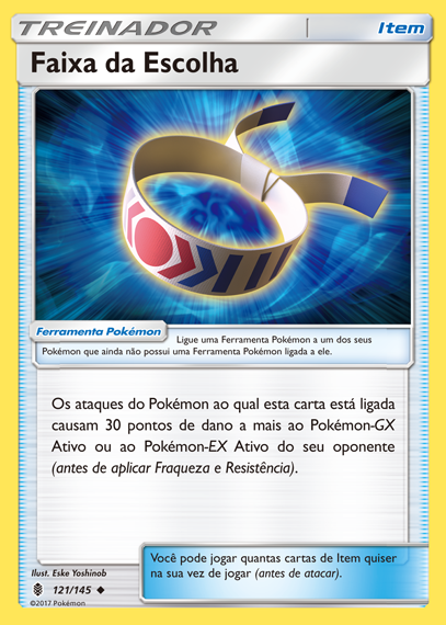 Faixa da Escolha / Choice Band (121/145) - Carta Avulsa Pokemon
