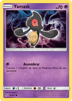 Yamask (99/214) - Carta Avulsa Pokemon