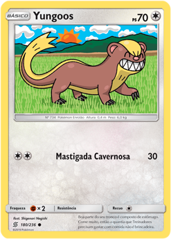 Yungoos (180/236) - Carta Avulsa Pokemon