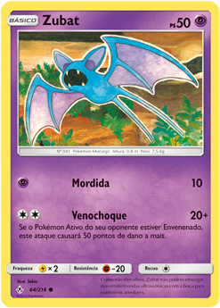 Zubat (64/214) - Carta avulsa Pokemon