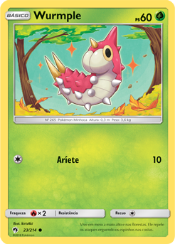 Wurmple (23/214) - Carta Avulsa Pokemon