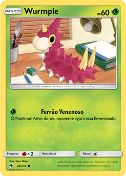 Wurmple (24/214) - Carta Avulsa Pokemon