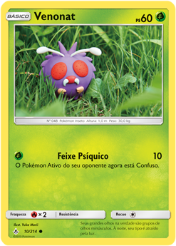 Venonat (10/214) - Carta Avulsa Pokemon