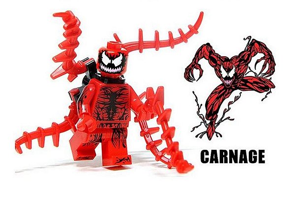 Carnificina (M2) - Minifigura de Montar Marvel