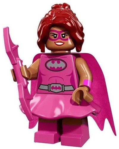 Pink Power Batgirl/ Barbara Gordon - Minifigura de Montar DC