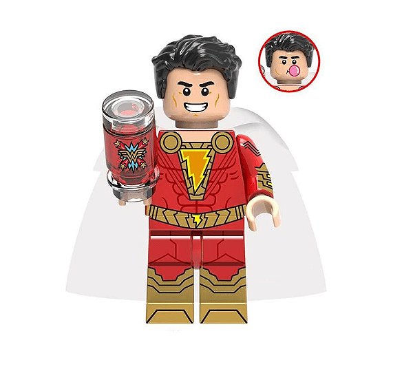 Shazam - Minifigura de Montar DC