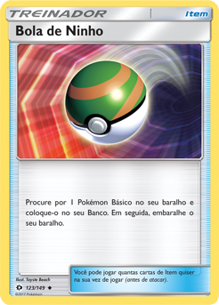 Bola de Ninho / Nest Ball (123/149) - Carta Avulsa Pokemon