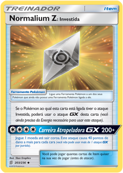 Normalium Z: Tackle (203/236) - Carta Avulsa Pokemon