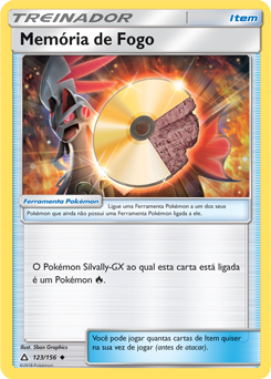 Memória de Fogo / Fire Memory (123/156) REV FOIL - Carta Avulsa Pokemon
