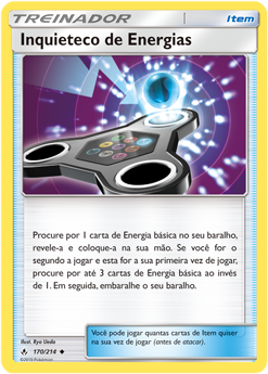 Inquieteco de Energias / Energy Spinner (170/214) - Carta Avulsa Pokemon