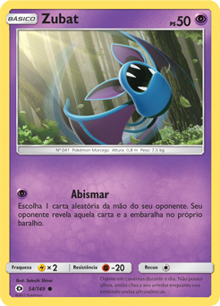 Zubat (54/149) - Cartas Avulsa Pokemon
