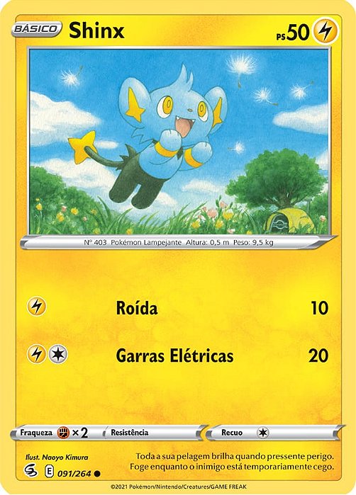 Shinx (91/264) - Carta Avulsa Pokemon