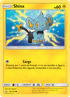 Shinx (46/156) - Carta Avulsa Pokemon