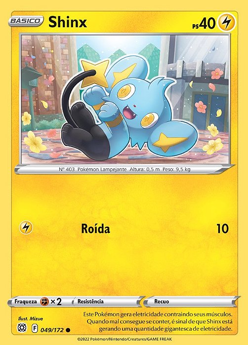 Shinx (49/172) - Carta Avulsa Pokemon