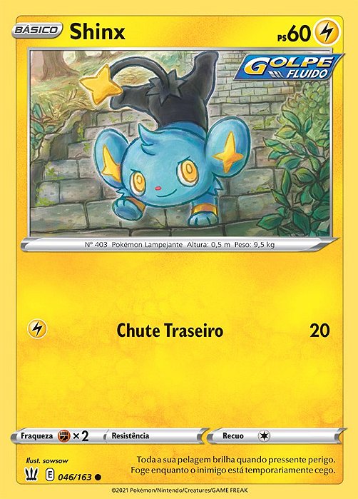 Shinx (46/163) - Carta Avulsa Pokemon