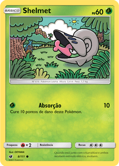 Shelmet (8/111) - Carta Avulsa Pokemon