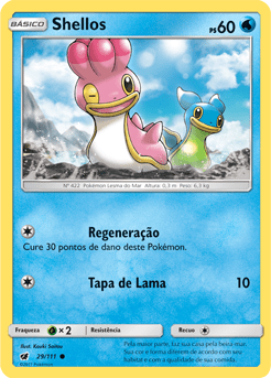 Shellos (29/111) - Carta Avulsa Pokemon