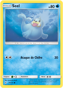 Seel (44/214) - Carta Avulsa Pokemon