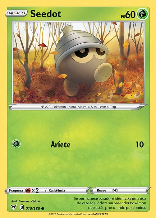 Seedot (010/185) REV FOIL - Carta Avulsa Pokemon