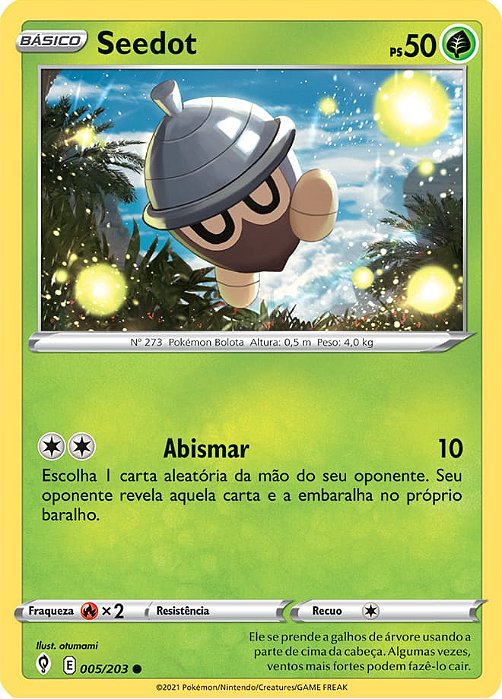 Seedot (5/203) - Carta Avulsa Pokemon