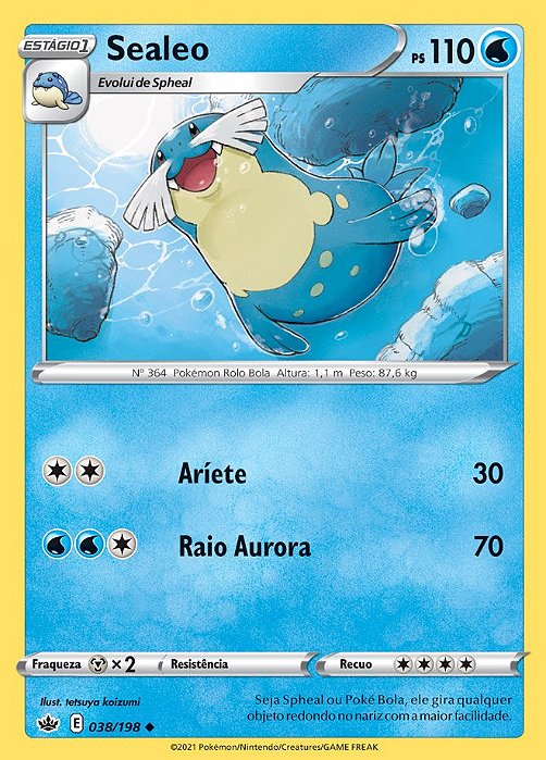 Sealeo (38/198) - Carta Avulsa Pokemon