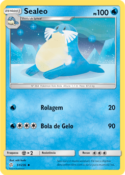 Sealeo (51/236) - Carta Avulsa Pokemon