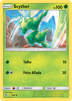 Scyther (5/68) - Carta Avulsa Pokemon