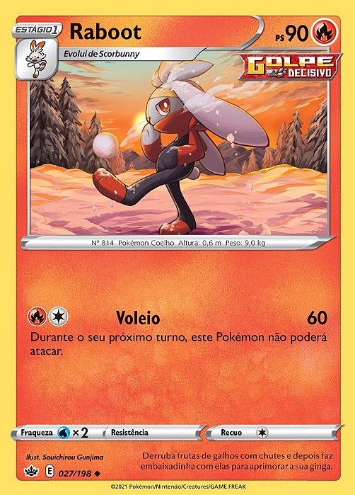 Raboot (27/198) - Carta Avulsa Pokemon