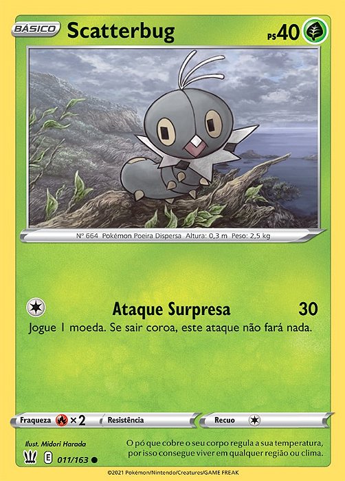 Scatterbug (11/163) - Carta Avulsa Pokemon