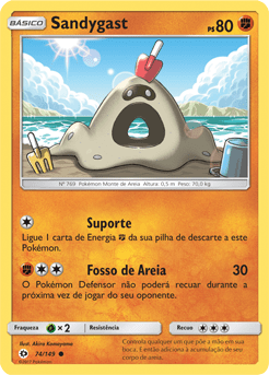 Sandygast (74/149) - Carta Avulsa Pokemon