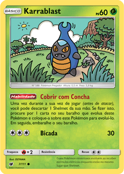 Karrablast (7/111) - Carta Avulsa Pokemon