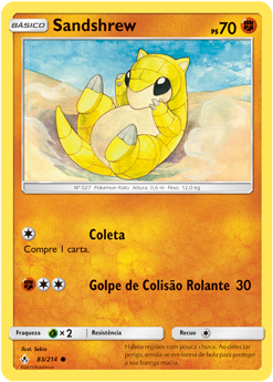 Sandshrew (83/214) - Carta Avulsa Pokemon