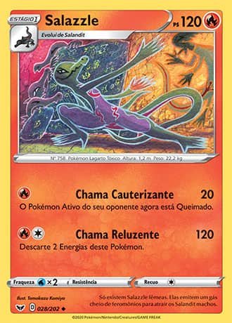 Salazzle (28/202) - Carta Avulsa Pokemon