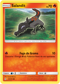 Salandit (30/214) - Carta Avulsa Pokemon
