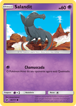Salandit (46/111) REV FOIL - Carta Avulsa Pokemon