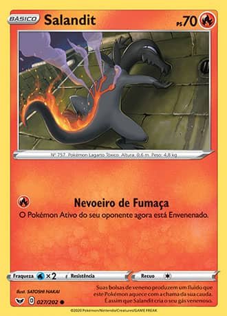 Salandit (27/202) - Carta Avulsa Pokemon