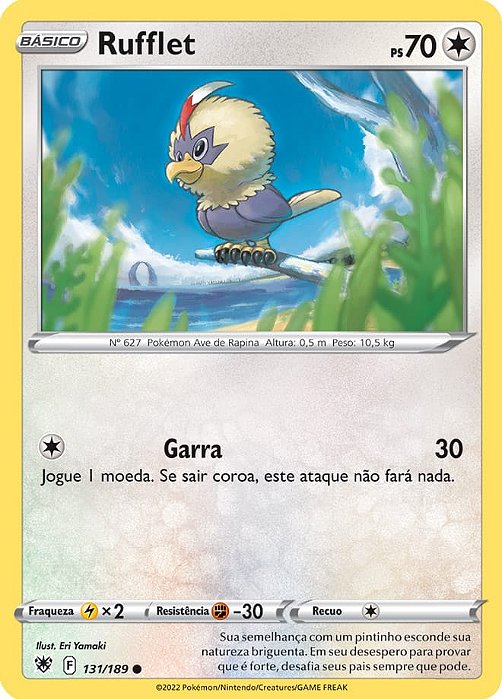 Rufflet (131/189) - Carta Avulsa Pokemon